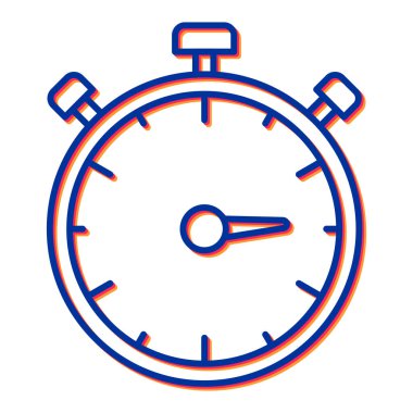 Kronometre simgesi çizimi