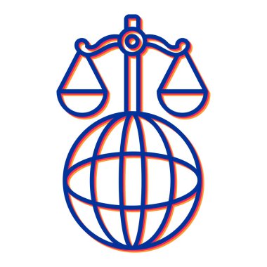 Ölçekli bir kürenin vektör illüstrasyonu