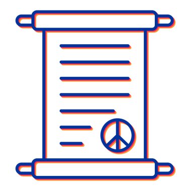 belge simgesi vektörü beyaz arkaplanda izole edildi, bant şeffaf işareti