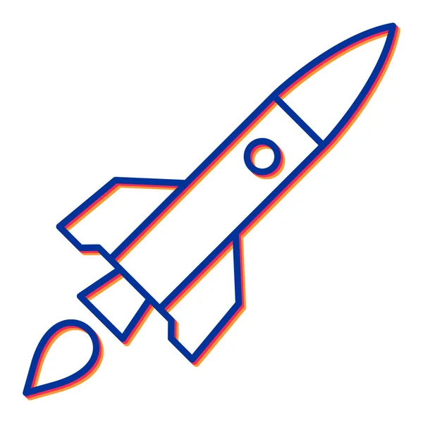 Rocket Icon Vector Illustration — Stock Vector