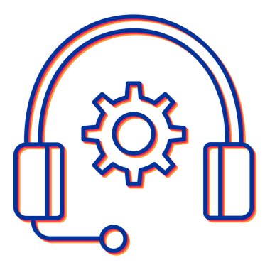 Destek vektör satırı simgesi