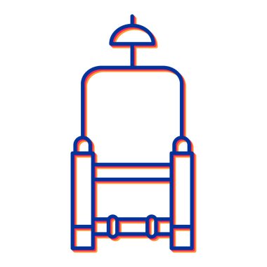 Otel vektör simgesi gösterimi