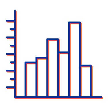 grafik ikonu vektör illüstrasyonu