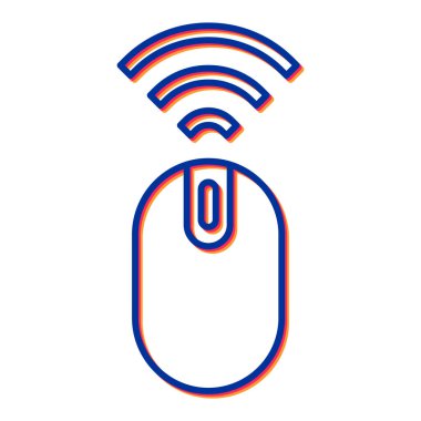 Bilgisayar faresi simgesi. Vektör illüstrasyonu