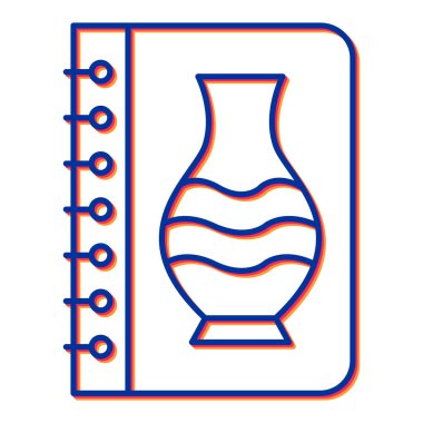 Jug ikonu. Web için cam kavanoz vektör simgelerinin özet çizimi