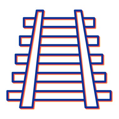 Merdiven ikonu. Web için merdiven vektör simgelerinin özet çizimi