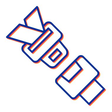 Renkli ve modern tasarım elementlerinin vektör çizimi