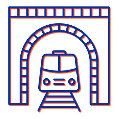 tren simgesi vektör illüstrasyonu