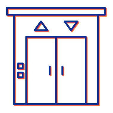 Otel vektör simgesi işareti