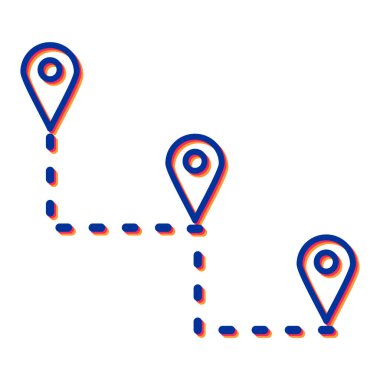 gps vektör simgesi modern illüstrasyon