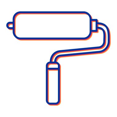 boya silindiri vektör illüstrasyonu