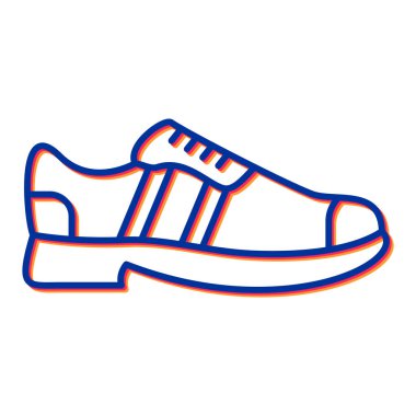 ayakkabı ikonu vektör illüstrasyonu