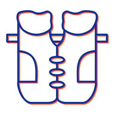 Modern b 'nin vektör illüstrasyonu eksik simgesi