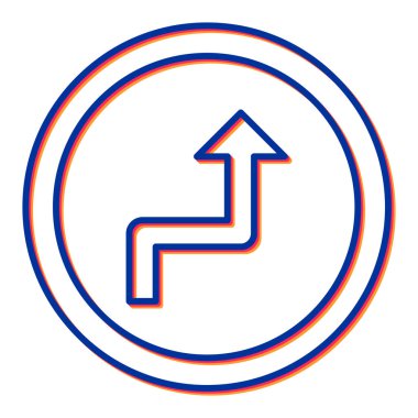 ok simgesi vektör illüstrasyonu