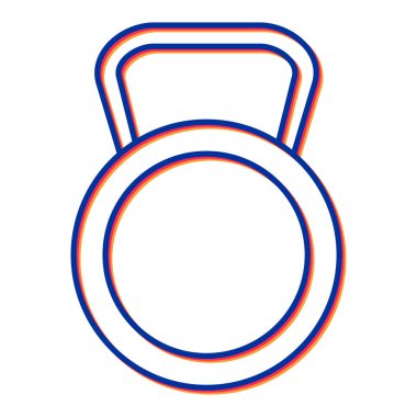 fitness ve egzersiz ekipmanı ikon vektör illüstrasyon tasarımı