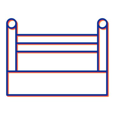 bank ikonu vektör illüstrasyonu