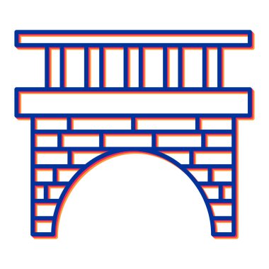 Bina inşaat vektör simgesi