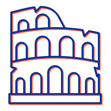 Bir kilise simgesinin vektör illüstrasyonu