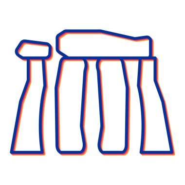 Havlu ikonu vektörü. İnce çizgi işareti. izole edilmiş sınır sembolü çizimi