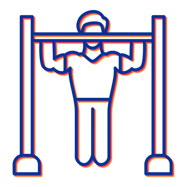 Значок Фитнеса Тренажера — стоковый вектор
