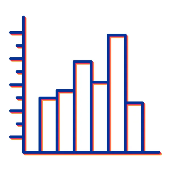 Illustration Vectorielle Icône Graphique — Image vectorielle