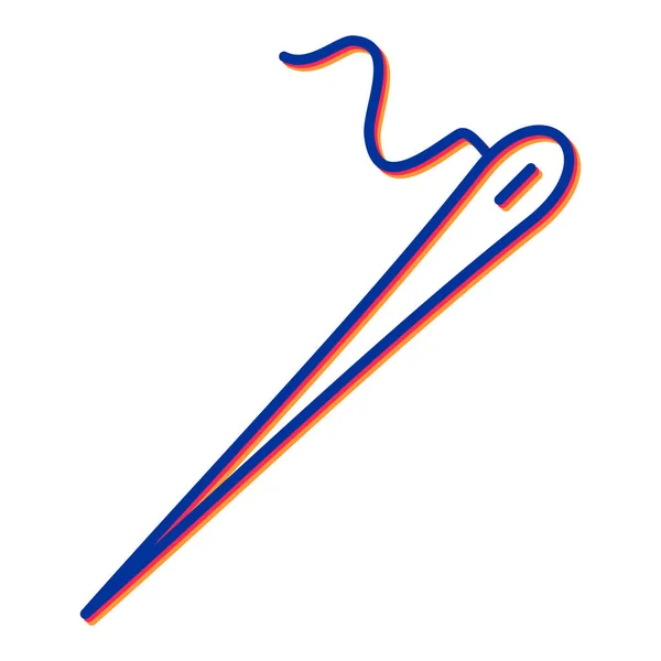 Vector Illustration Single Toothbrush — Stock vektor