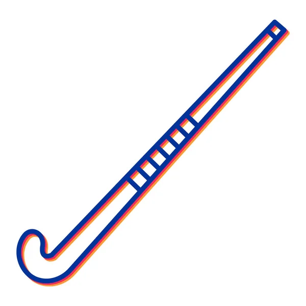 Icono Hockey Vector Ilustración — Vector de stock