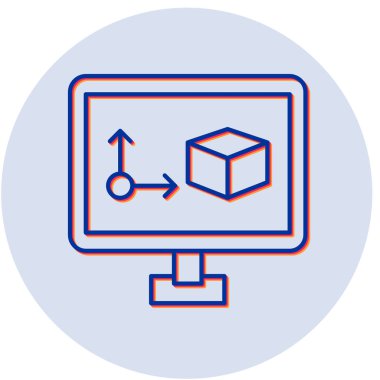 seo modern simgesinin vektör illüstrasyonu