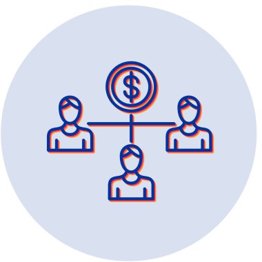 iş yönetimi simgesi vektör illüstrasyonu