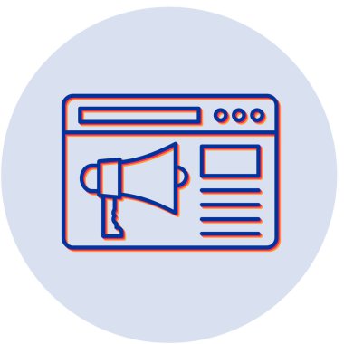 seo modern simgesinin vektör illüstrasyonu