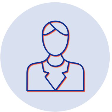 avatar simgesi vektör illüstrasyonu