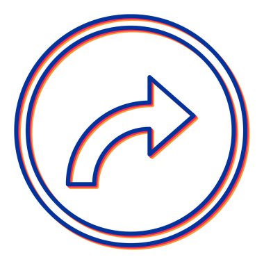 ok simgesi vektör illüstrasyonu