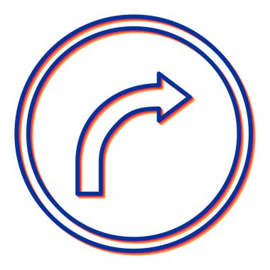 ok simgesi vektör illüstrasyonu