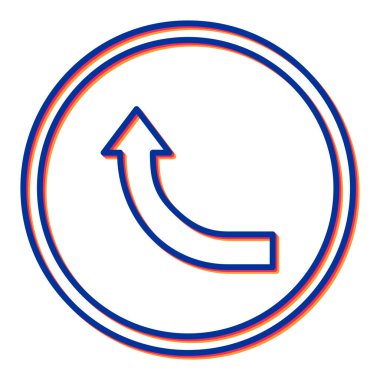 ok simgesi vektör illüstrasyonu