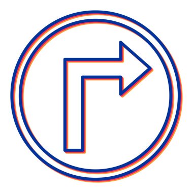 ok simgesi vektör illüstrasyonu