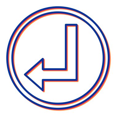 Bir doğrunun vektör çizimi