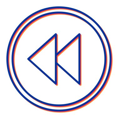 Basit müzik simgesinin vektör illüstrasyonu