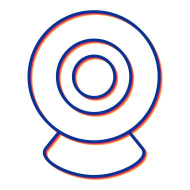 webcam vektör simgesi modern basit tasarım