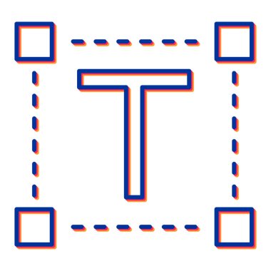 b harfinin vektör çizimi