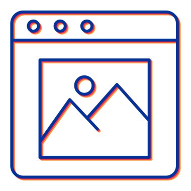 seo modern simgesinin vektör illüstrasyonu