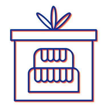 Yiyecek ve içecek çizgisi ikonunun vektör çizimi. düzenlenebilir vuruş