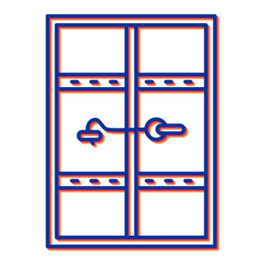 Modern b 'nin vektör illüstrasyonu eksik simgesi