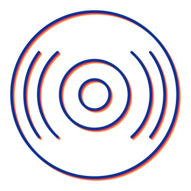 cd simgesinin vektör illüstrasyonu