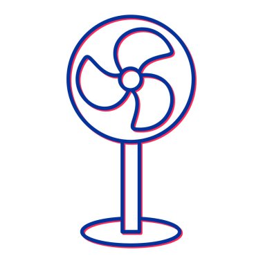 fan simgesi vektör illüstrasyonu