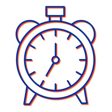 Saat. Web simgesi vektör illüstrasyonu