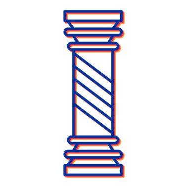 sütun simgesinin vektör çizimi