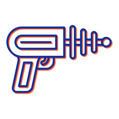 matkap simgesinin vektör illüstrasyonu