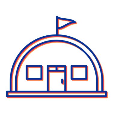 Modern b 'nin vektör illüstrasyonu eksik simgesi