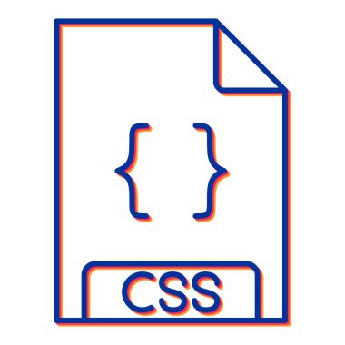 dosya biçimi simgesi, vektör illüstrasyonu