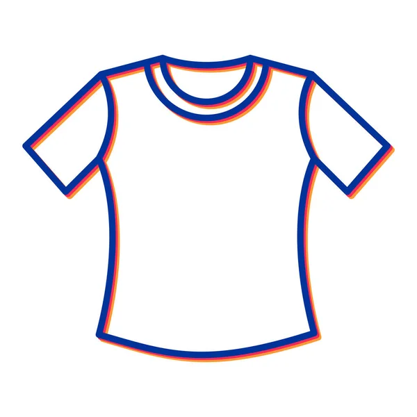 Shirt Kläder Shirt Kläder Kläder Shorts Jacka Jeans Vit — Stock vektor